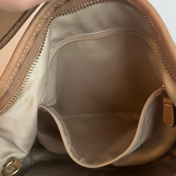 Coach Signature Brown and Tan Hobo Bag - Picture 13 of 14